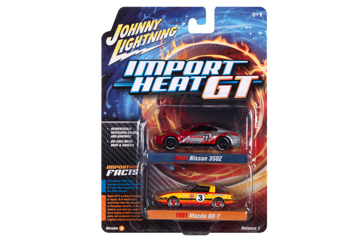 2006 Nissan 350Z / 1981 Mazda RX-7 - Import Heat (Version A)