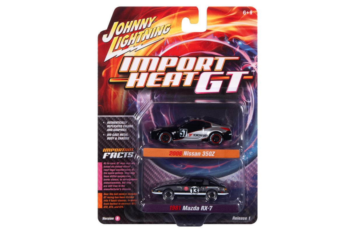 2006 Nissan 350Z / 1981 Mazda RX-7 - Import Heat (Version B)