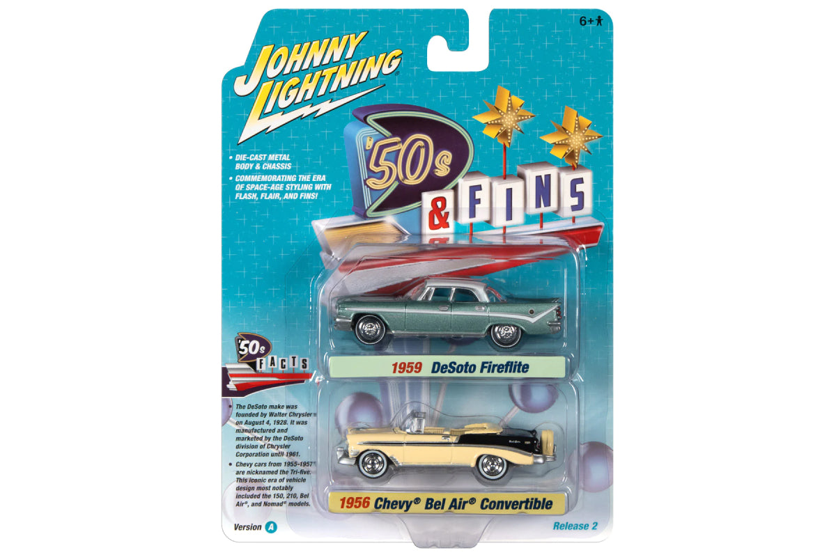 1959 Desoto Fireflite / 1956 Chevrolet Bel Air Convertible - 50’s & Fins (Version A)