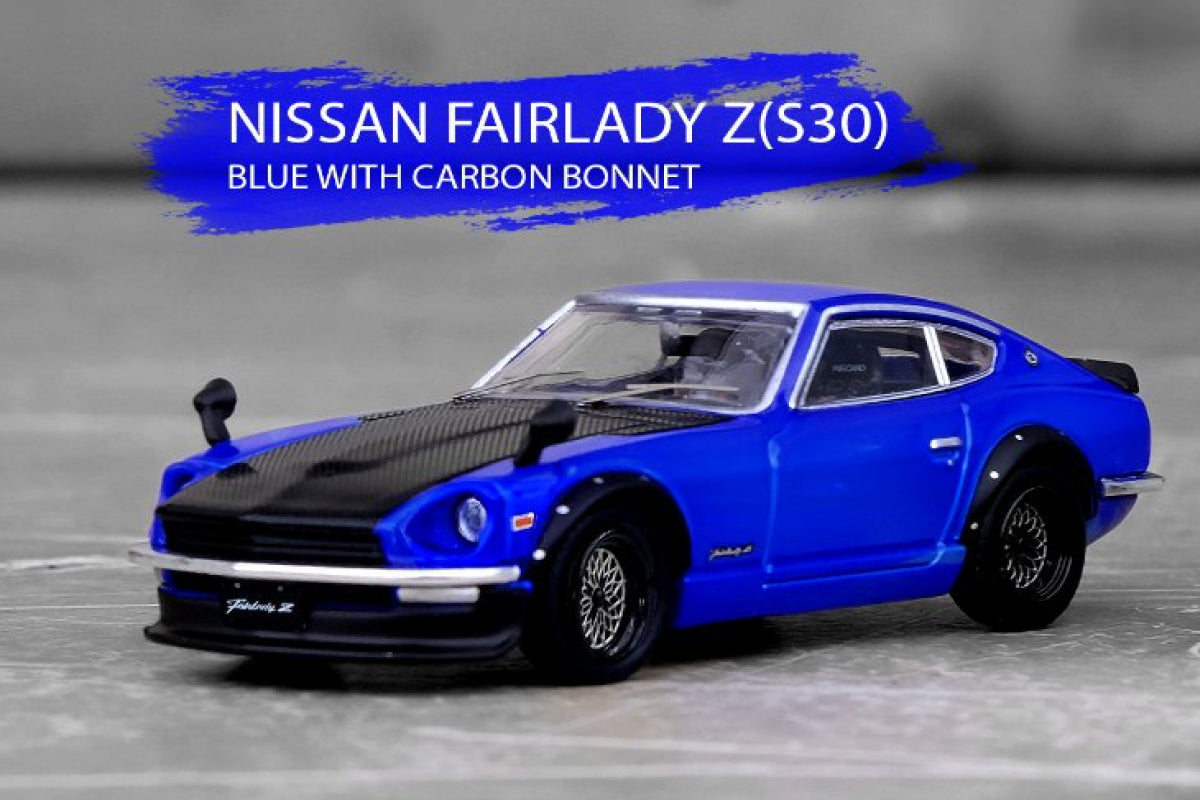 Nissan Fairlady Z S30 (Blue With Carbon Hood)
