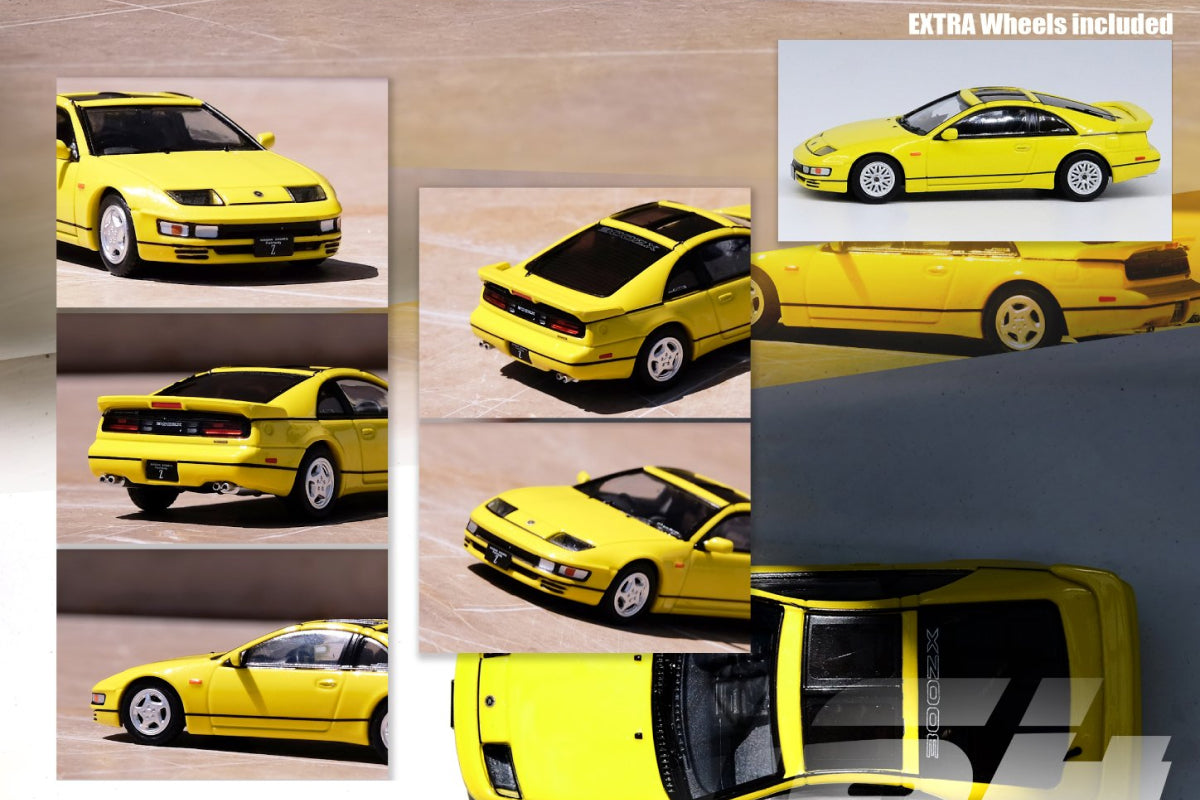 Nissan Fairlady Z Z32 with extra wheels (Yellow Pearlglow)