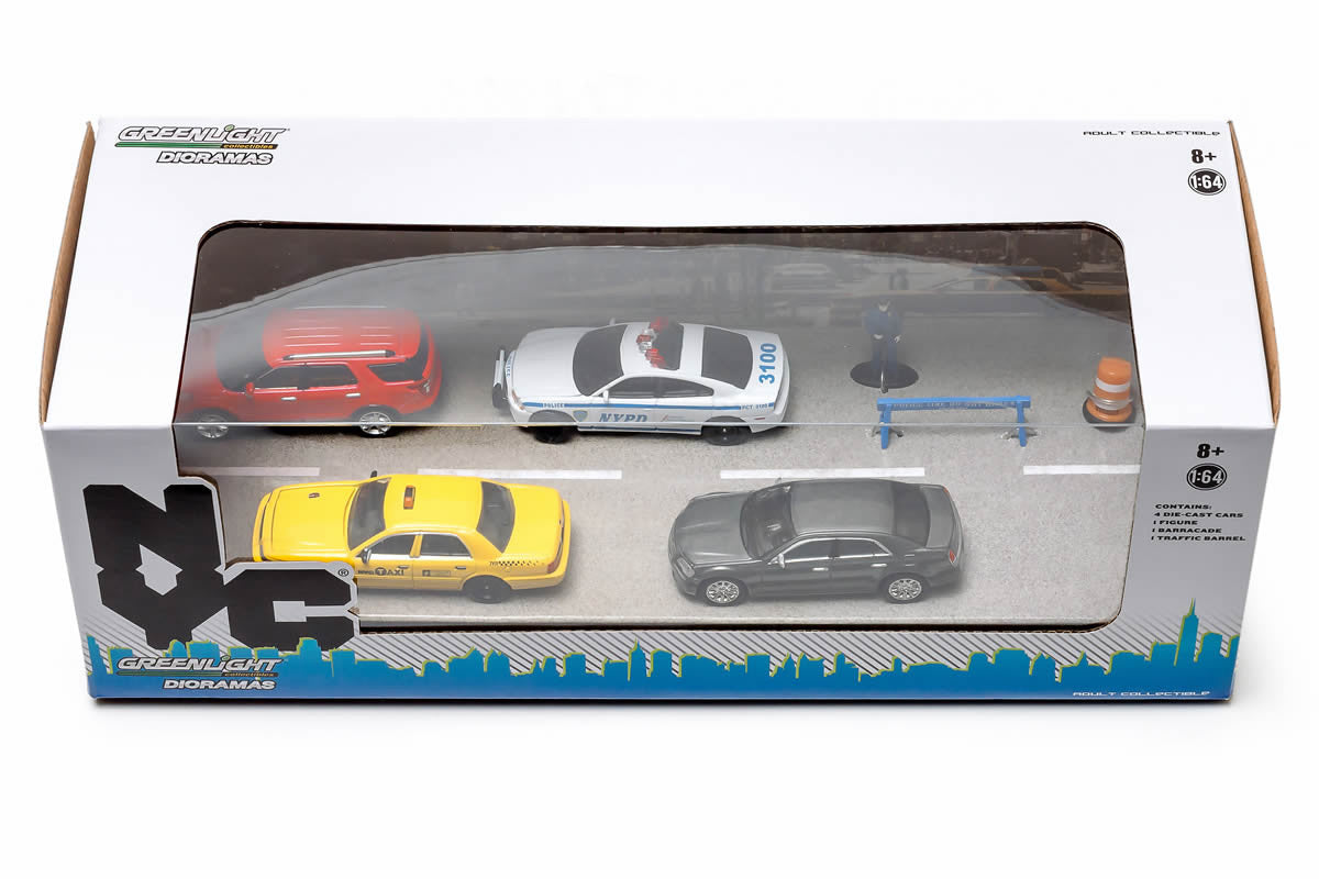 New York City Traffic Scene Diorama