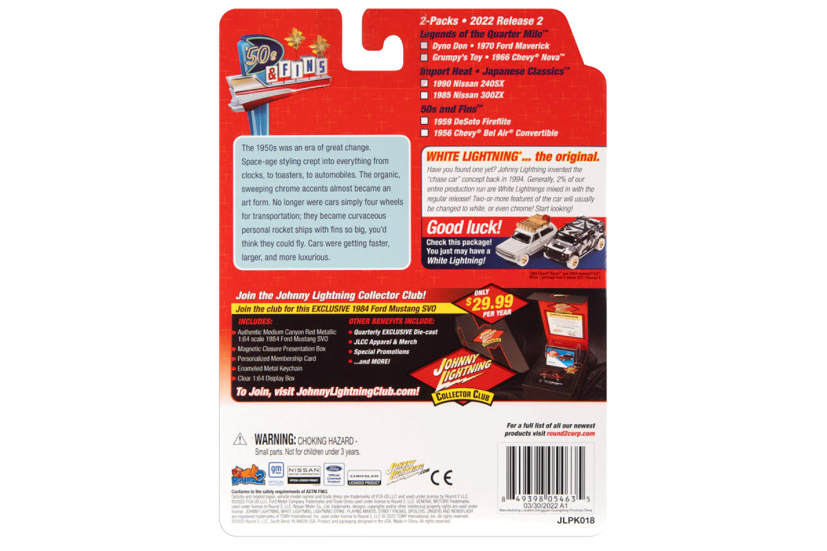 1959 Desoto Fireflite / 1956 Chevrolet Bel Air Convertible - 50’s & Fins (Version B)