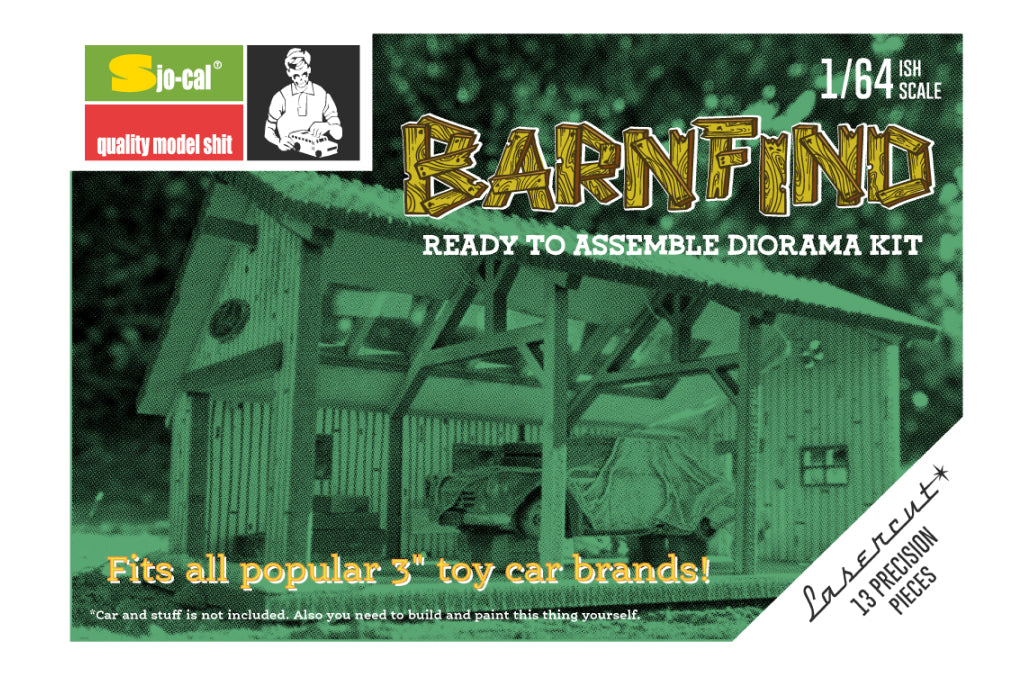 1:64 Diorama Kit - Barn Find