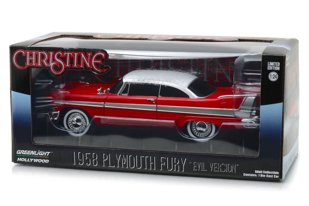 1:24 - Christine / 1958 Plymouth Fury (Evil Version with Blacked Out Windows)
