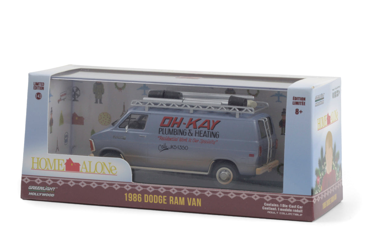 1:43 - Home Alone / 1986 Dodge Ram Van "Oh-Kay Plumbing & Heating"