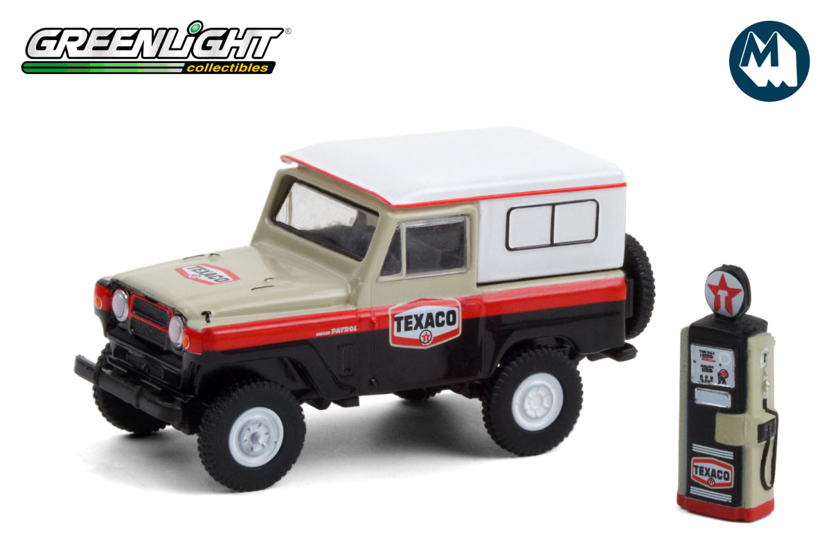 1967 Nissan Patrol - Texaco with Vintage Texaco Gas Pump
