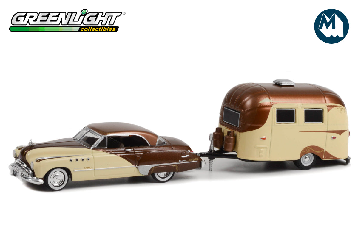 1949 Buick Roadmaster Hardtop with Airstream 16’ Bambi