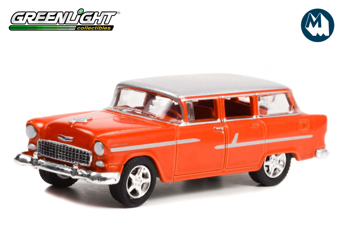 1955 Chevrolet Handyman Custom Wagon - Lot #1285 (Custom Metallic Orange with White Roof)