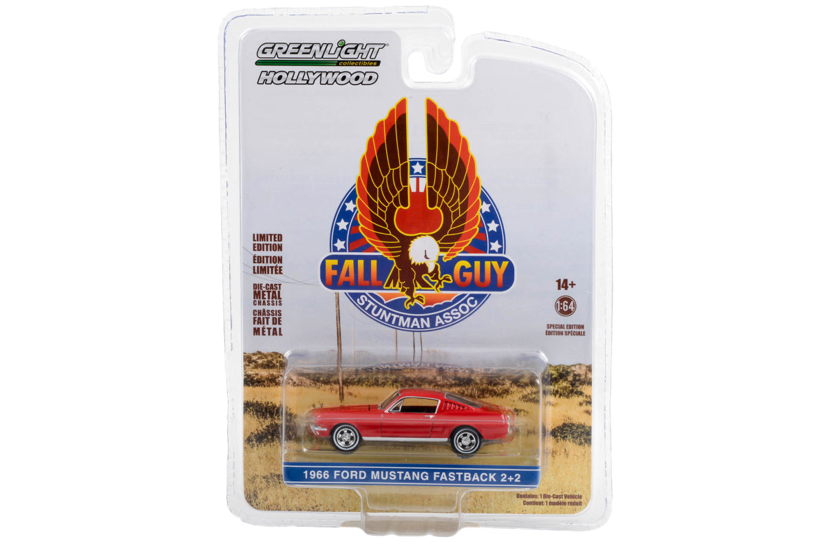 Fall Guy Stuntman Association / 1966 Ford Mustang Fastback 2+2 - Now Showing "Fireball 500" Collision Car