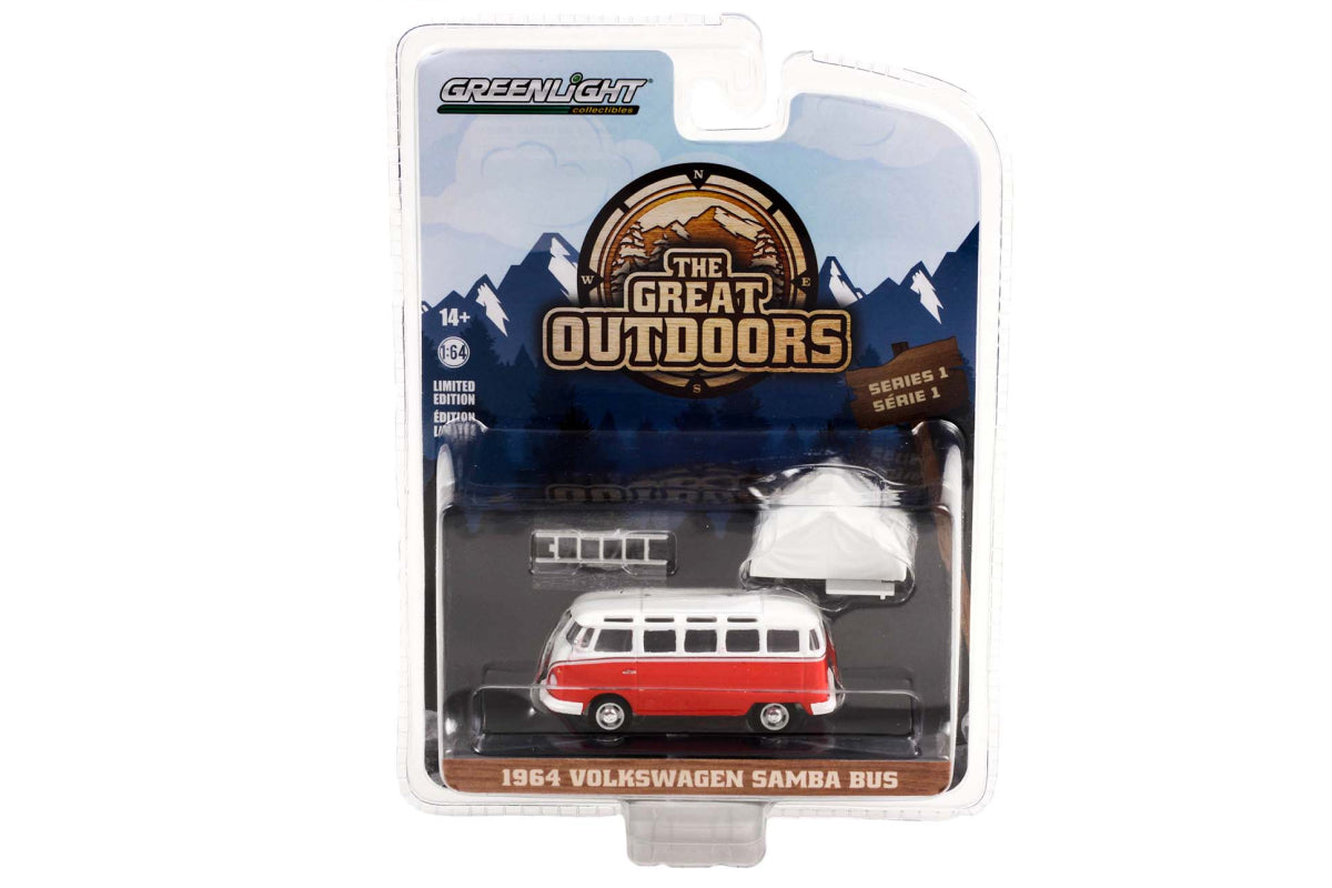1964 Volkswagen Samba Bus with Camp'otel Cartop Sleeper Tent