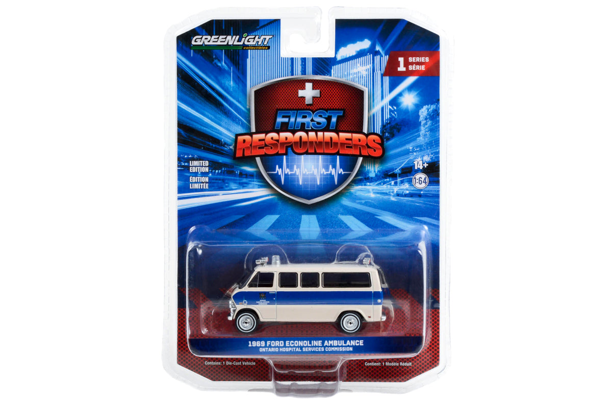 1969 Ford Econoline Ambulance / Ontario Hospital Services Commission, Ontario, Canada