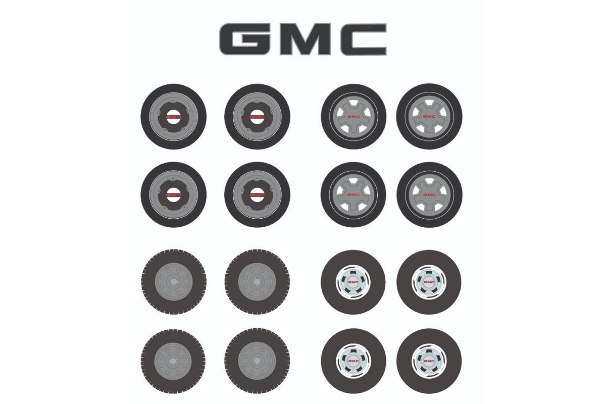 Greenlight GMC Trucks Wheel & Tyre Pack