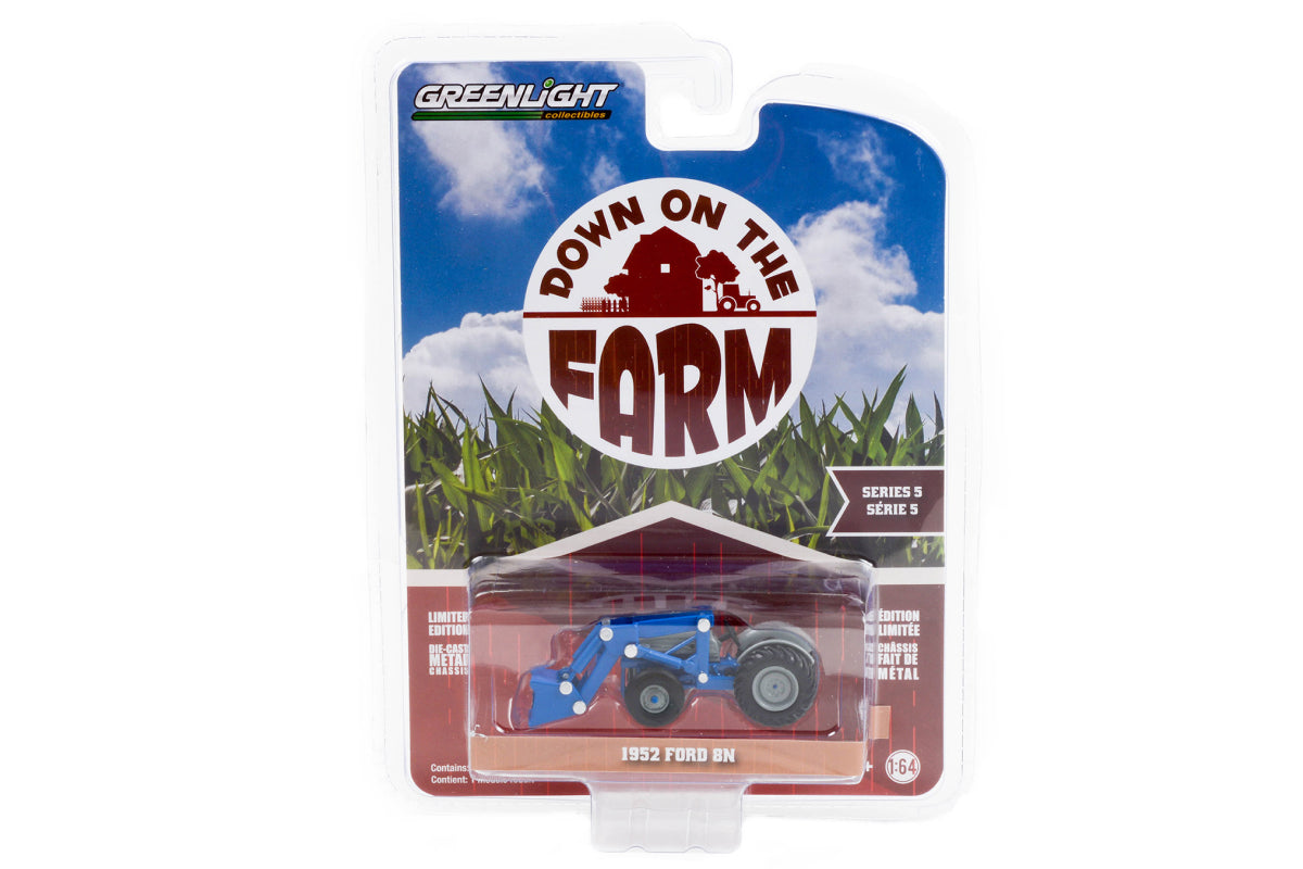 1952 Ford 8N with Front Loader - Blue and Gray