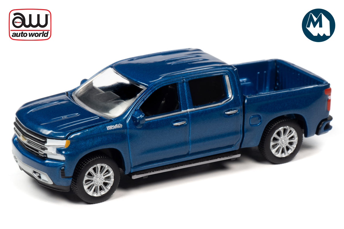 2019 Chevy Silverado High Country (North sky Blue Poly) – Modelmatic