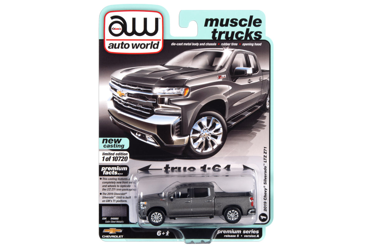 2019 Chevrolet Silverado LTZ Z71 (Satin Steel Metallic)