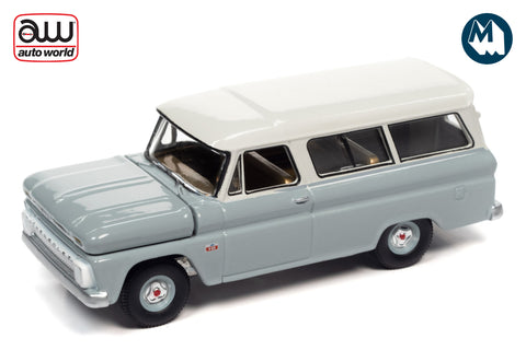 1966 Chevrolet Suburban (Gray Body w/White Roof)