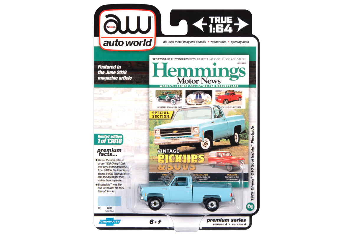 1979 Chevy C10 Scottsdale Fleetside (Light Blue)