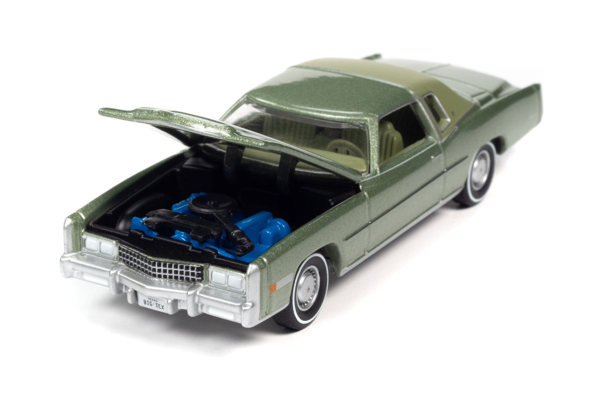 1975 Cadillac Eldorado (Lido Green Poly w/Green (Partial) Vinyl Roof)