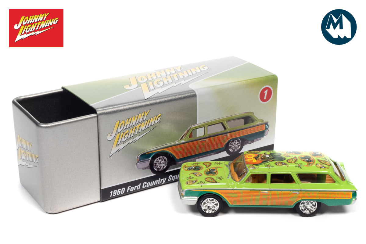 1960 Ford Country Squire - Rat Fink (Green and Orange)