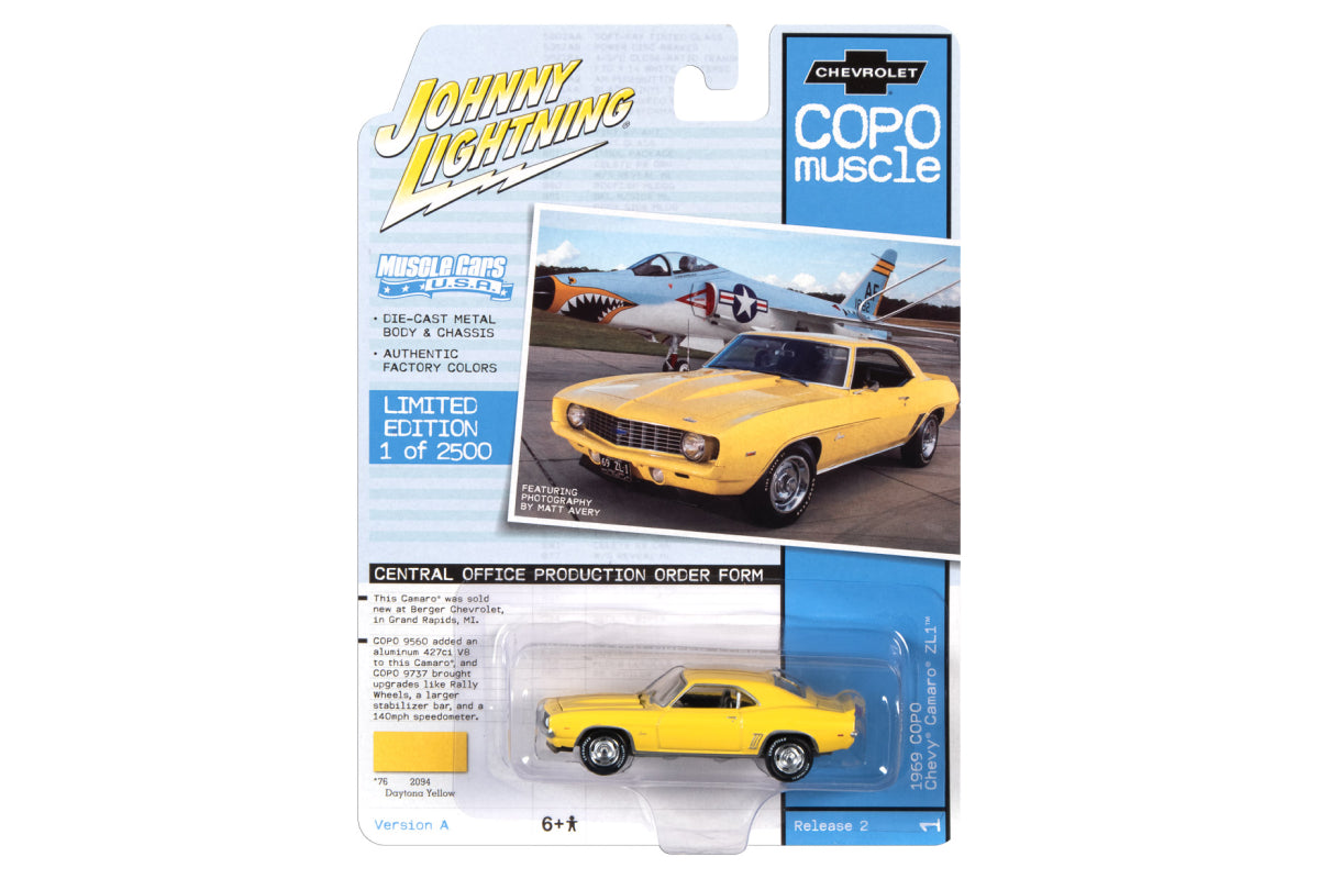 1969 COPO Chevrolet Camaro ZL1 (Daytona Yellow)