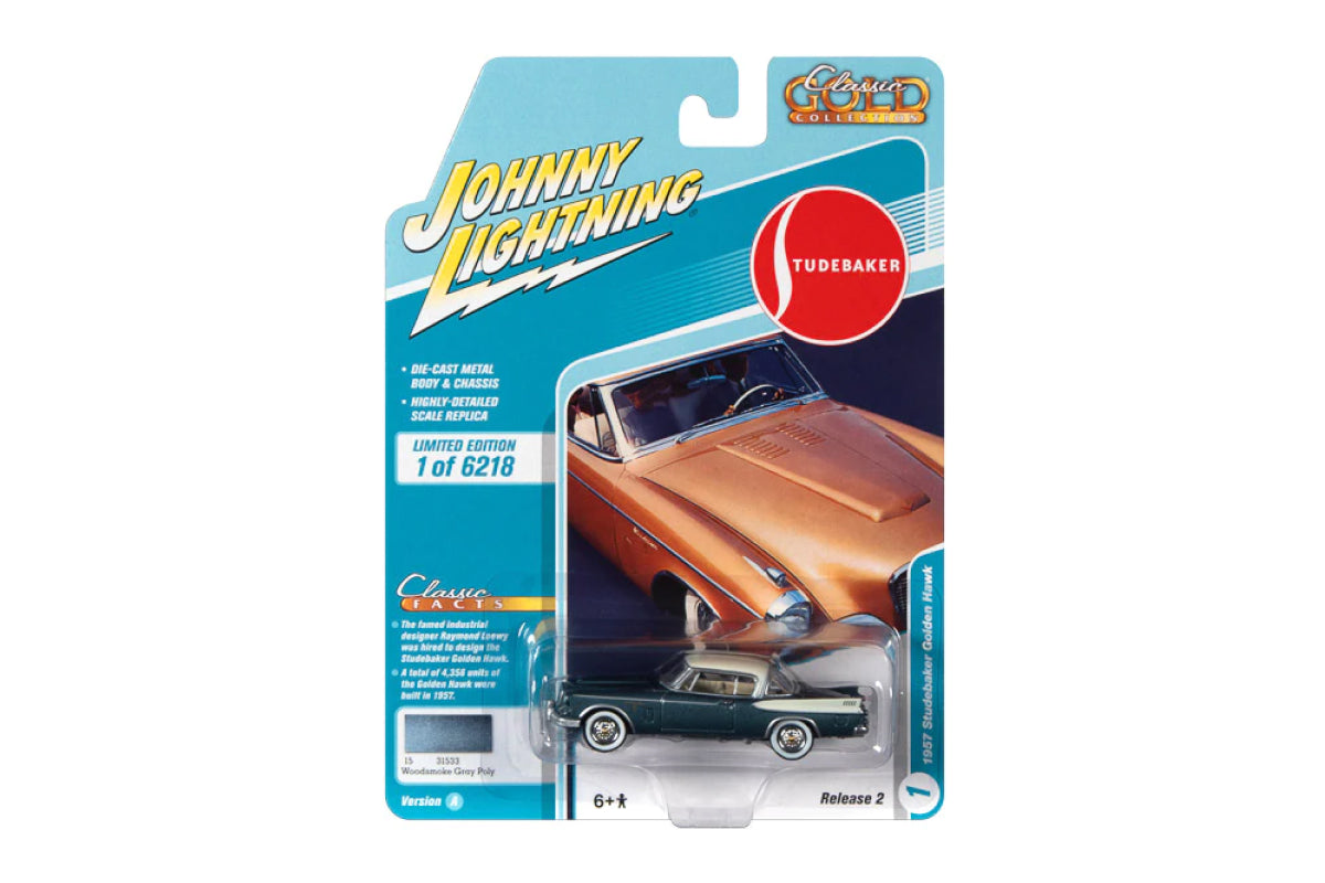 1957 Studebaker Golden Hawk (Woodsmoke Gray Poly)