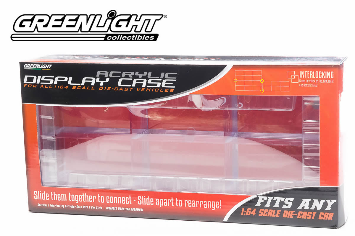 1:64 Greenlight 6-Car Acrylic Cases