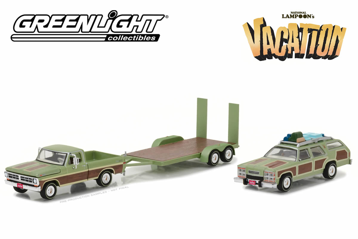 National Lampoon's Vacation (1983) - 1972 Ford F-100 / 1979 Family Truckster "Wagon Queen" / Flatbed Trailer