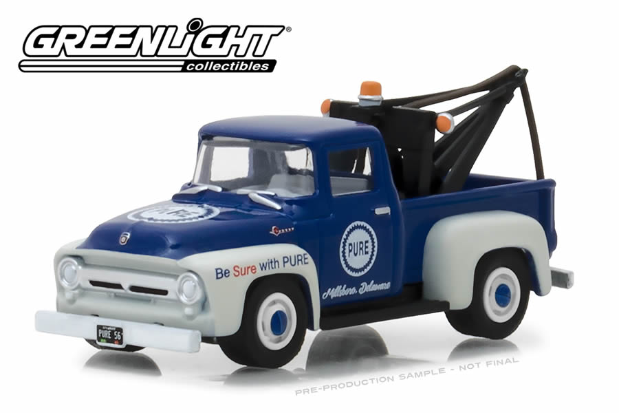 1956 Ford F-100 with Drop-in Tow Hook / Pure Oil 'Be Sure With Pure'