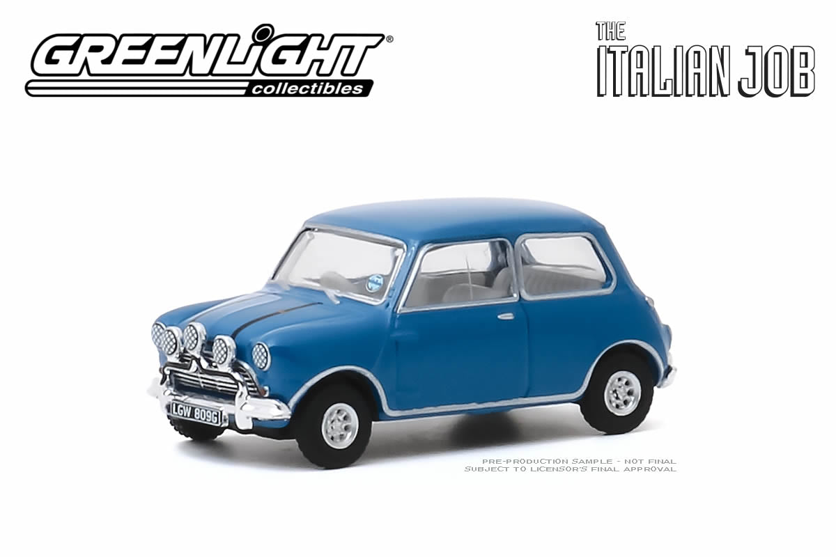 The Italian Job / 1967 Austin Mini Cooper S 1275 MkI (Blue with Black Leather Straps)