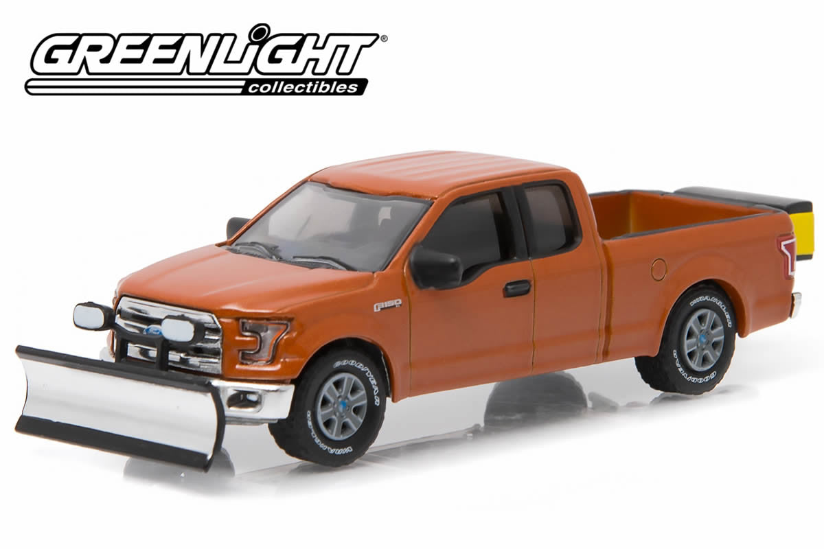 2015 Ford F-150 with Snow Plow and Salt Spreader
