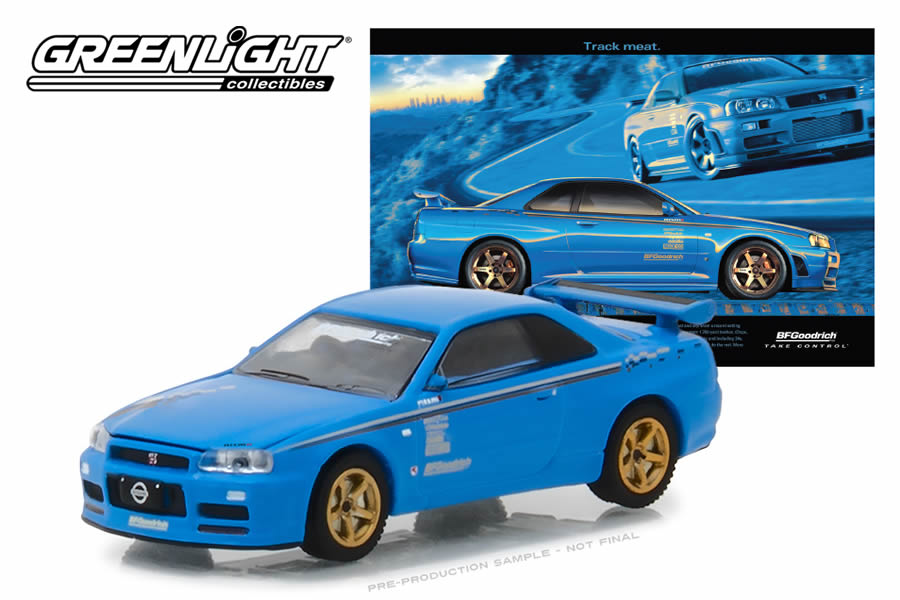 BFGoodrich Vintage Ad Cars - 2001 Nissan Skyline GT-R (R34) "Track Meat"