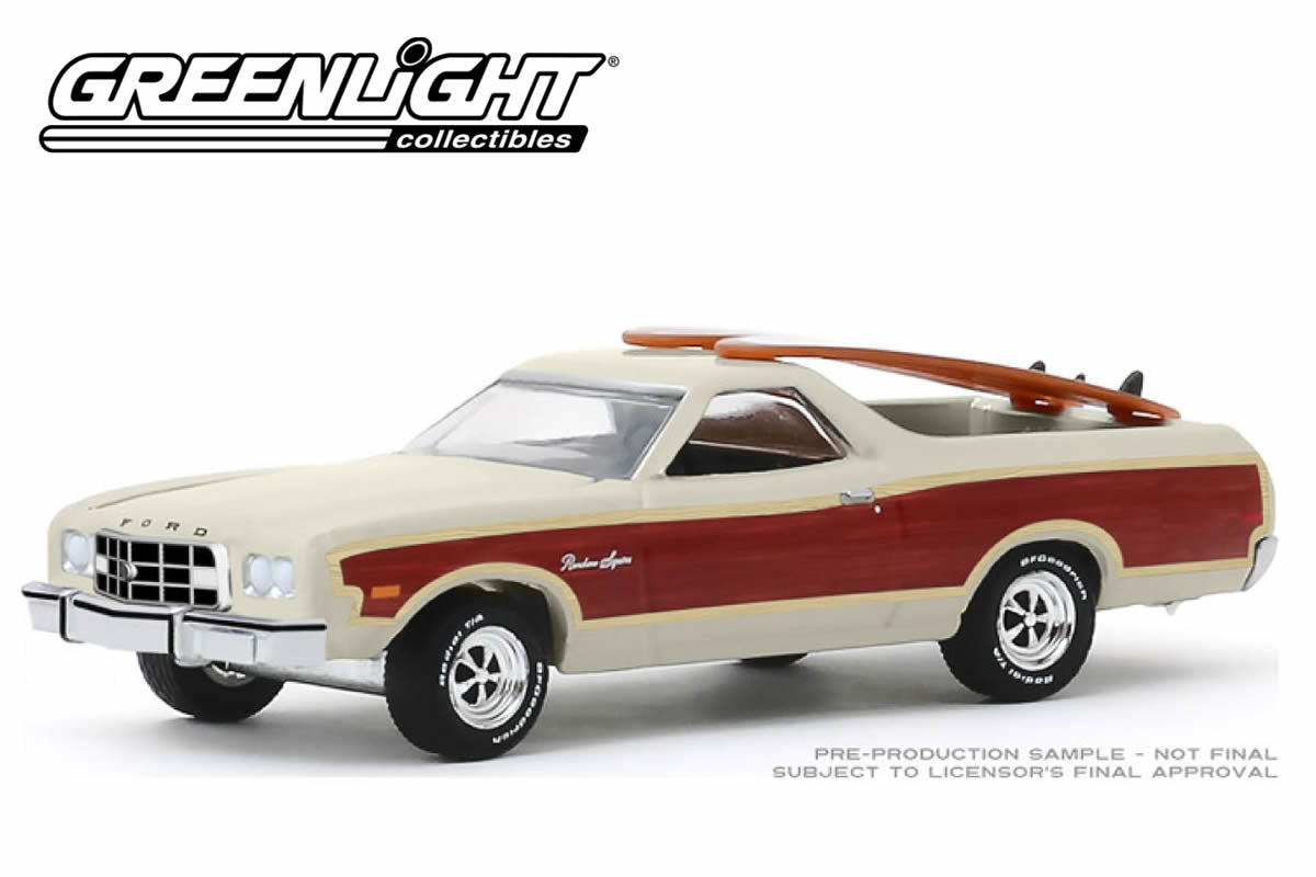 1973 Ford Ranchero Squire with Surfboards