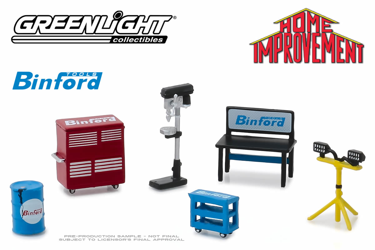 1:64 Garage Shop Tools - Binford Tools Shop Tools / Home Improvement