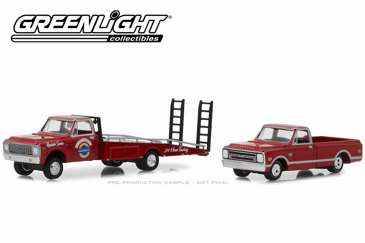 1971 Chevy C-30 Ramp Truck Chevrolet Super Service 24 Hour Towing with 1968 Chevy C-10