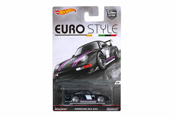 Hot Wheels Car Culture 2016 Mix 2 Euro Style / #1 - Porsche 993 GT2
