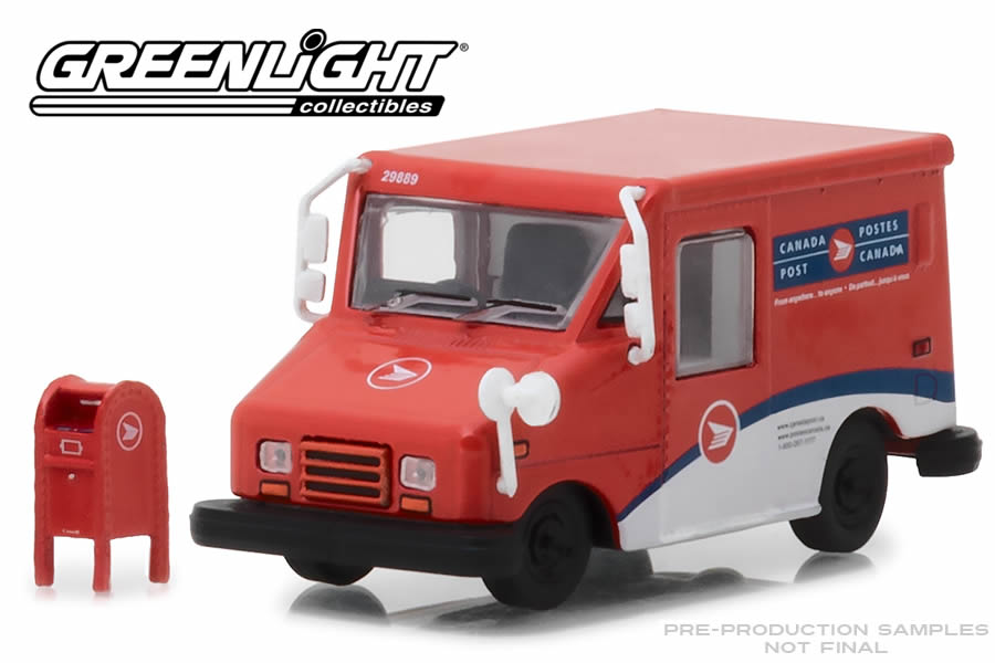 Canada Post Long-Life Postal Delivery Vehicle (LLV) with Mailbox Accessory