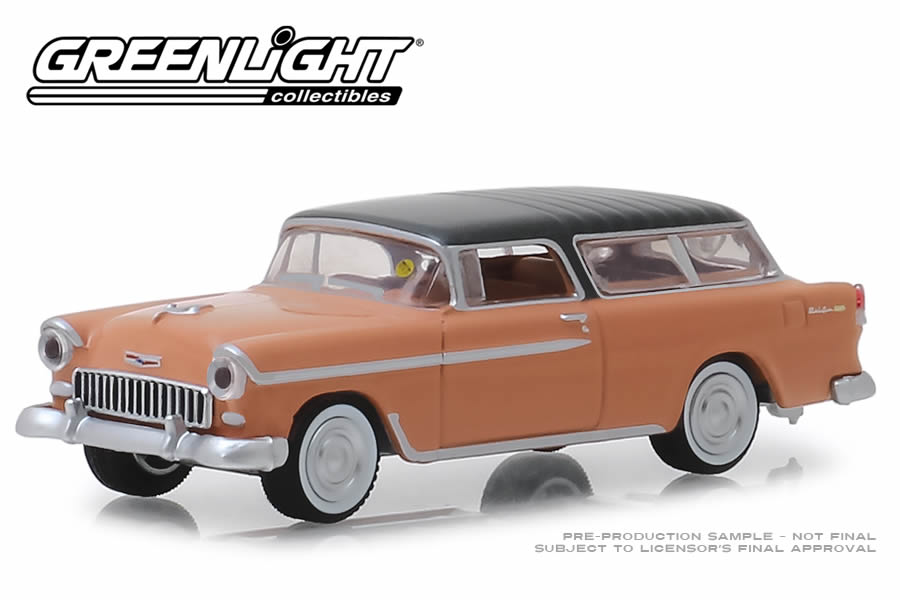 1955 Chevrolet Nomad - Shadow Gray and Coral (Las Vegas 2018)