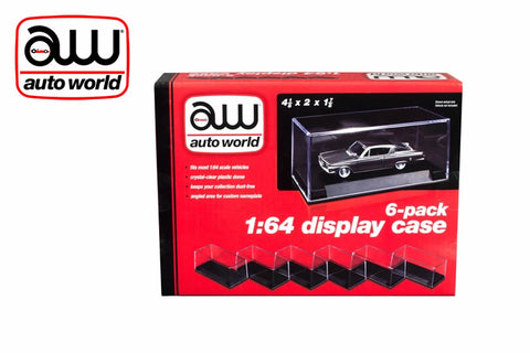 1:64 Auto World Display Cases (6 pack)