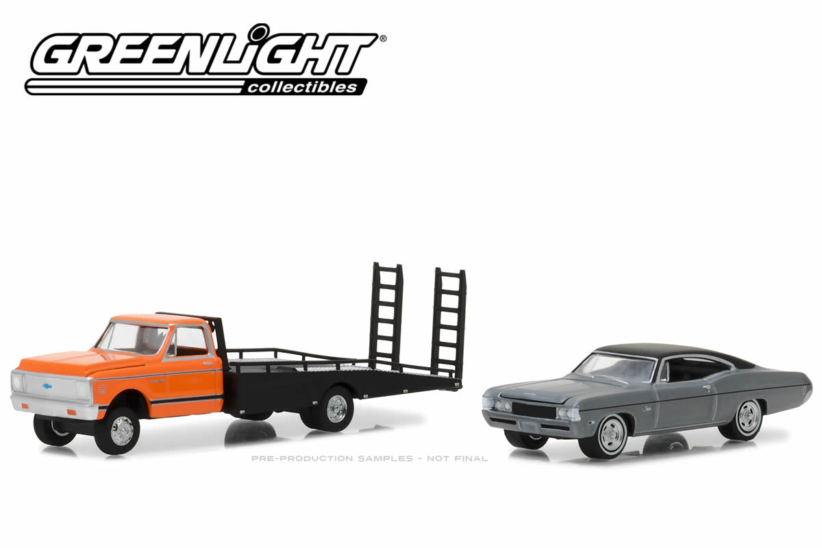 1972 Chevy C-30 Ramp Truck with 1968 Chevrolet Impala SS