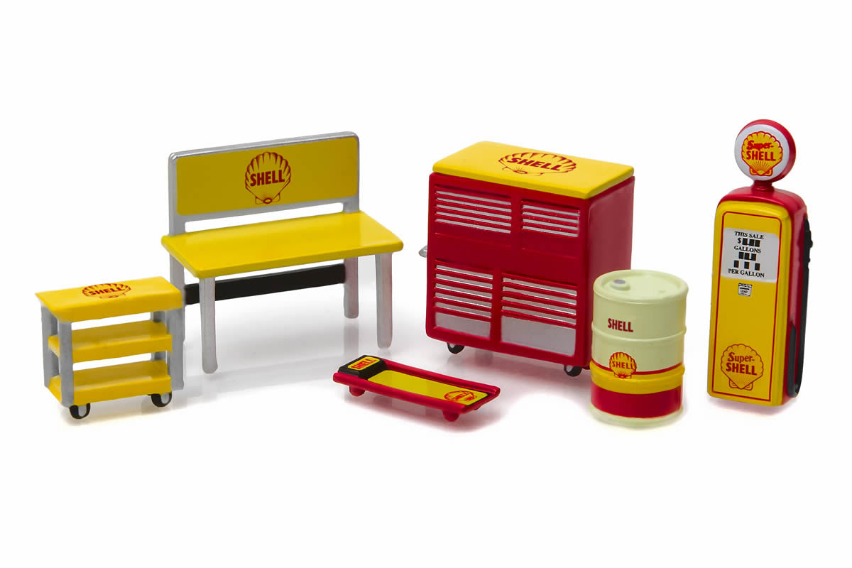 1:64 Garage Shop Tools - Shell Oil