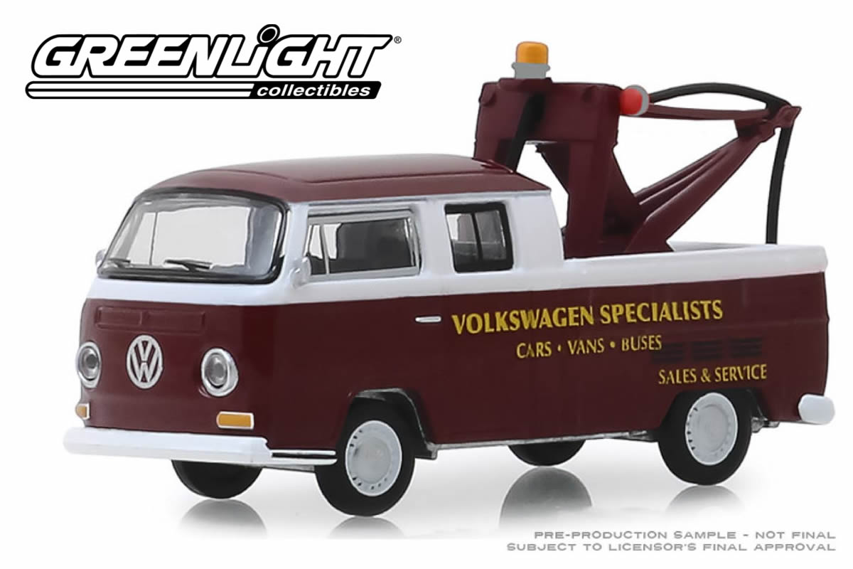 1968 Volkswagen Type 2 Crew Cab Pick-Up "Doka" with Drop in Tow Hook / “Volkswagen Specialists”