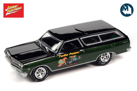 1965 Chevrolet Chevelle Wagon / Turtle Wax (Green Metallic Lower & Gloss Black Upper)