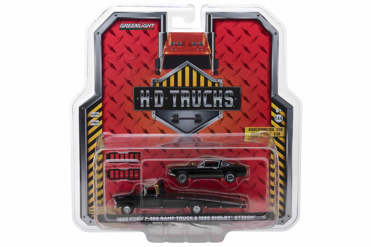 1968 Ford F-350 Ramp Truck with 1966 Shelby Mustang GT350H