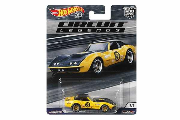 Hot Wheels Car Culture 2018 Mix 5 Circuit Legends / #2 - '69 COPO Corvette