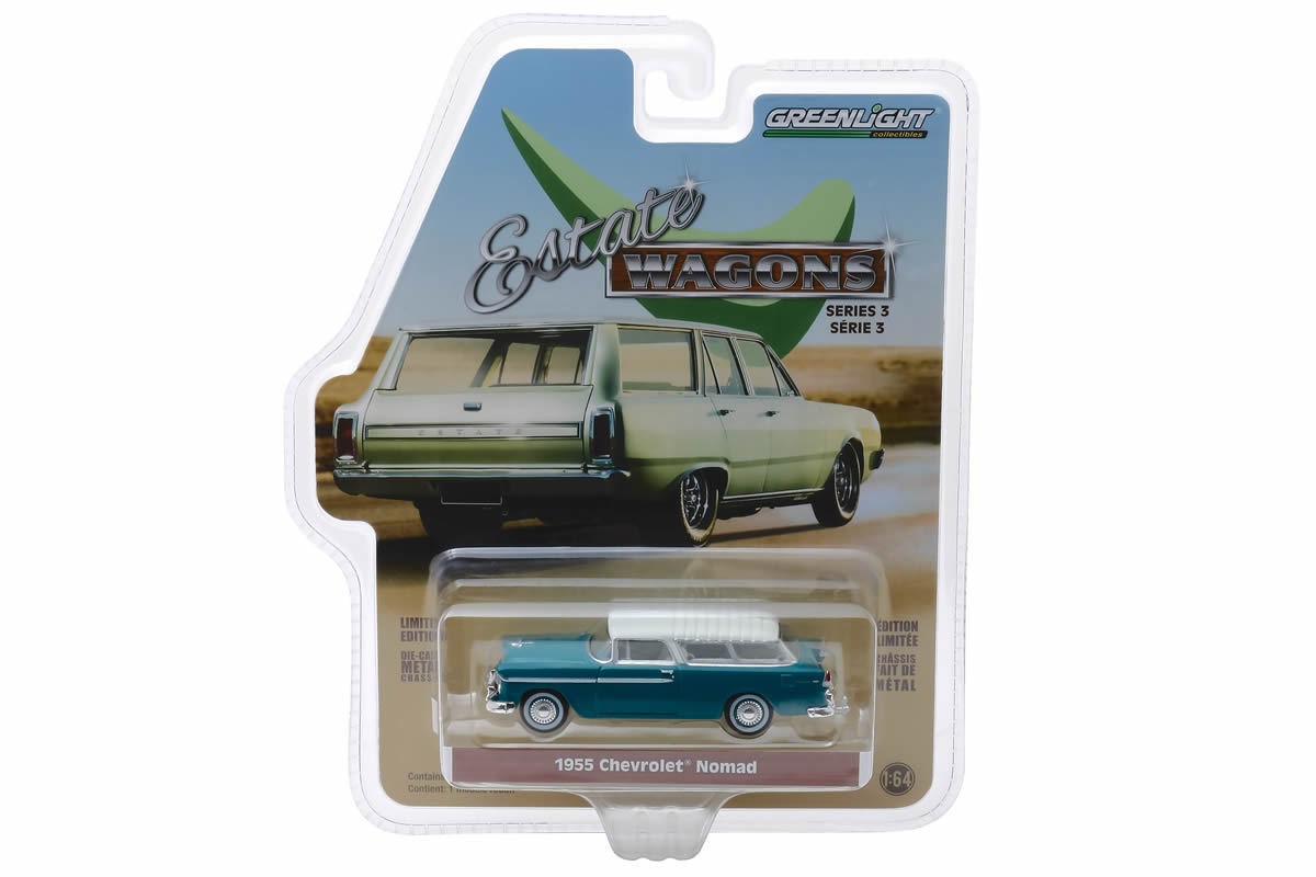 1955 Chevrolet Nomad (Regal Turquoise and India Ivory)