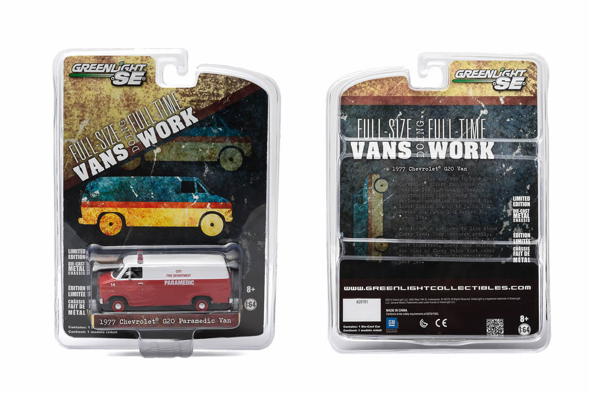 1977 Chevy G20 Van - City Fire Department Paramedic