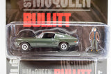 Steve McQueen Bullitt / 1968 Ford Mustang GT with Steve McQueen Figure