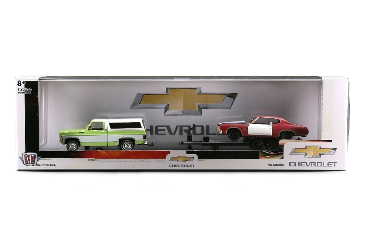 1973 Chevrolet Cheyenne 10 / 1970 Chevrolet Chevelle Malibu SS 454