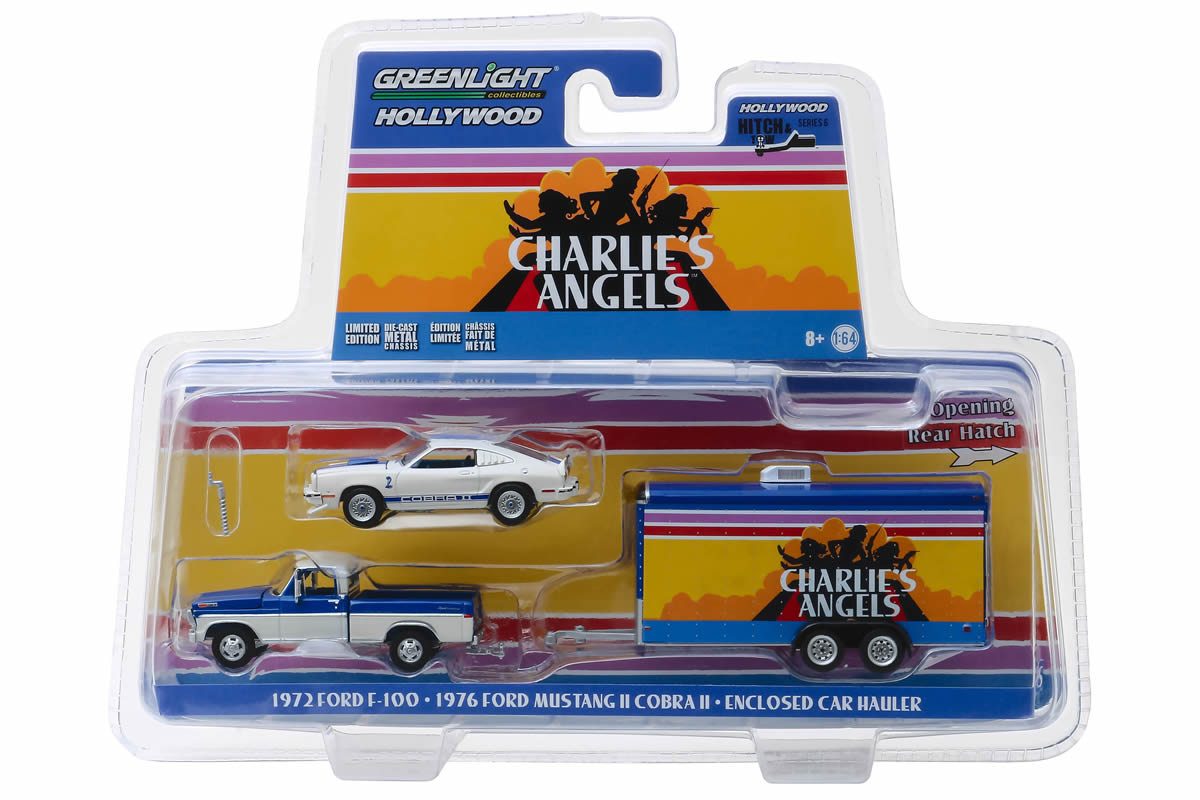 Charlie's Angels - 1972 Ford F-100 / 1976 Ford Mustang II Cobra II / Enclosed Car Hauler